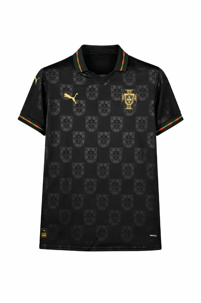 Puma Portugal 25/26 Pantera Negra Jersey – Black & Gold